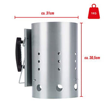 Carica l&#39;immagine nel visualizzatore di Gallery, Bruzzzler 200100001066 Ciminiera di Accensione, 30 x 19.1 x 30.5 cm, Argento