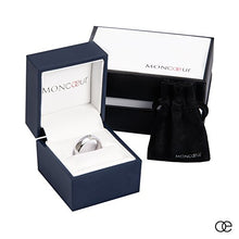 Carica l&#39;immagine nel visualizzatore di Gallery, Moncoeur Fede Nuziale Classic Love Argento 925 + Fedi Nuziali da Donna con... - Ilgrandebazar