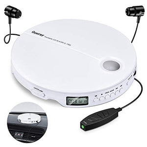 Gueray Lettore CD Portatile HiFi Classic Personal Discman con Cuffia...