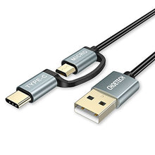 Carica l'immagine nel visualizzatore di Gallery, CHOETECH Cavo USB C Micro [1.2M *2], 2 in 1 Tipo C e Micro... - Ilgrandebazar
