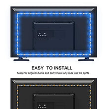 Carica l&#39;immagine nel visualizzatore di Gallery, LED TV Retroilluminazione, 2.5m Striscia RGB USB alimentata... - Ilgrandebazar