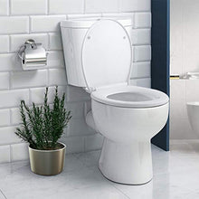 Carica l'immagine nel visualizzatore di Gallery, Sedile WC, HIMIMI Copriwater Universale con Chiusura Ammortizzata, O forma