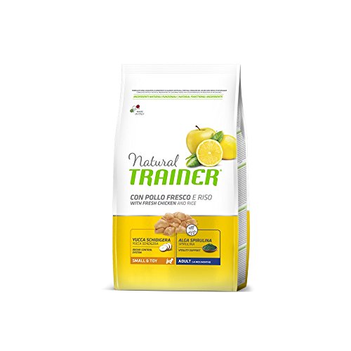 Natural Trainer - Cibo per Cani Small & Toy Pollo e Riso 7kg Adulto - Ilgrandebazar