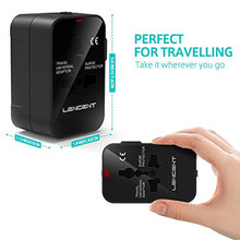Carica l'immagine nel visualizzatore di Gallery, Adattatore Universale da Viaggio, LENCENT All in One Caricatore Adattatore...