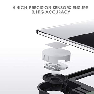 Deik Bilancia Pesapersone Digitale Tecnologia Step-on, Autospegnimento Bianco - Ilgrandebazar