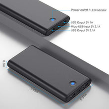 Carica l&#39;immagine nel visualizzatore di Gallery, Trswyop Power Bank 25800mAh, Caricabatterie Portatile 2 ingressi【Indicatore... - Ilgrandebazar