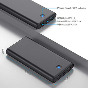 Trswyop Power Bank 25800mAh, Caricabatterie Portatile 2 ingressi【Indicatore... - Ilgrandebazar