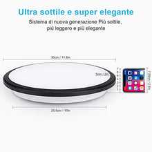Carica l&#39;immagine nel visualizzatore di Gallery, Plafoniera LED, Bedee bagno IP44, 24 W lampada da soffitto,...