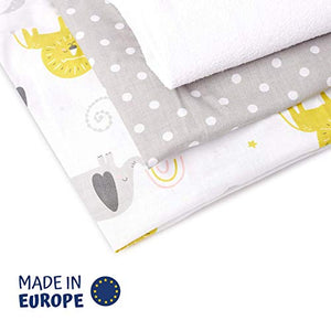 Set 3 Pezzi | 2 Lenzuola Next2Me Compatibili 83x50cm + 1 Coprimaterasso... - Ilgrandebazar