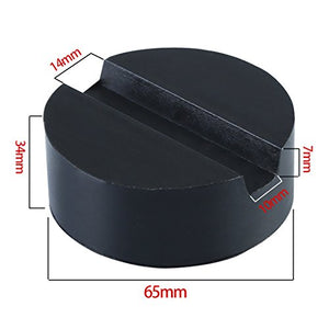 Tampone in Gomma per Cric Sollevatore Auto 65 x 34 mm 3.5T - Ilgrandebazar