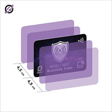 Carica l'immagine nel visualizzatore di Gallery, ORBITY Carta di Blocco con Avanzato Sistema di Protezione RFID &amp; NFC - Proteggi Carte di Credito Contactless. (OrbityCard)