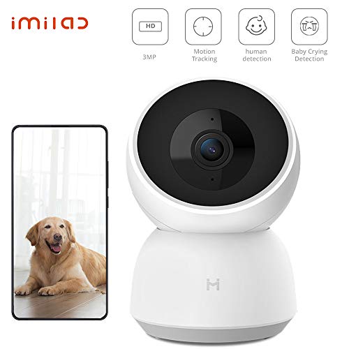 Mihome IMILAB Telecamera di sorveglianza A1, Mijia Wi-Fi IP videocamera...