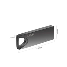 Carica l&#39;immagine nel visualizzatore di Gallery, Penna USB 32 GB, Mini Chiavetta 32 GB Impermeabile Key 32GB Gray - Ilgrandebazar