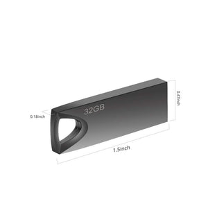 Penna USB 32 GB, Mini Chiavetta 32 GB Impermeabile Key 32GB Gray - Ilgrandebazar
