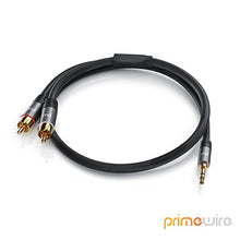 Carica l&#39;immagine nel visualizzatore di Gallery, Primewire - 10m Cavo Jack RCA a Y - Adattatore 3,5mm Stereo - Ilgrandebazar