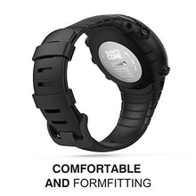 Carica l&#39;immagine nel visualizzatore di Gallery, MoKo Suunto Core Watch Cinturino, Braccialetto di Ricambio in TPU Nero - Ilgrandebazar