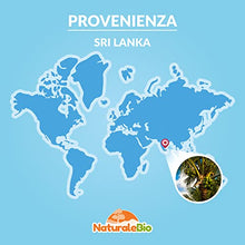 Carica l'immagine nel visualizzatore di Gallery, Olio di Cocco Biologico Vergine 1000 ml. Crudo e Spremuto a Freddo. Organico e Naturale. Bio Nativo e non Raffinato. Origine Sri Lanka. NATURALEBIO
