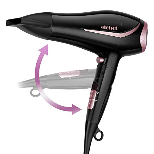 Phone per Capelli Asciugacapelli Professionale Phon 2200W Ionico Temperatura... - Ilgrandebazar
