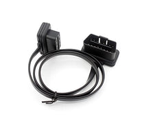 Carica l&#39;immagine nel visualizzatore di Gallery, LoongGate OBD-II OBD2 Cavo di prolunga Profilo Ultra Basso - 1 to 1 Flat 0.6m - Ilgrandebazar