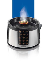 Carica l&#39;immagine nel visualizzatore di Gallery, Philips HD9190/30 Vaporiera con Infusore di Aromi, 3 cestelli, Ricettario,... - Ilgrandebazar