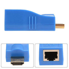 Carica l&#39;immagine nel visualizzatore di Gallery, Extender HDMI, da 1080P a RJ45 Ethernet per segnale di rete...