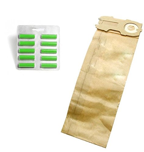 24 Sacchi-filtro e 20 Profumini per Aspirapolvere Folletto VK120, VK121,... - Ilgrandebazar