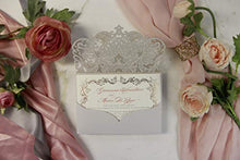 Carica l&#39;immagine nel visualizzatore di Gallery, 50 CARTE CONFEZIONE Fai da te apribile taglio laser inviti matrimonio... - Ilgrandebazar