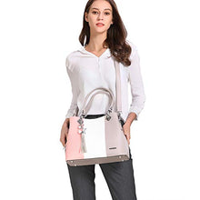 Carica l&#39;immagine nel visualizzatore di Gallery, Pomelo Best Borsa a mano Donne Pelle Spalla Tracolla Tote Grigio Grande
