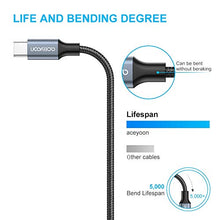 Carica l&#39;immagine nel visualizzatore di Gallery, aceyoon Cavo USB Type-C Corto 30 cm 4 Pezzi Type C O.3m*4 - Ilgrandebazar