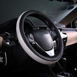 YoMaris Coprivolante in Cristallo，Coprivolante Pelle Bling Strass...
