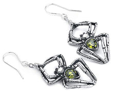 Carica l&#39;immagine nel visualizzatore di Gallery, Alchemy Gothic Veleno di smeraldo Coppia Orecchini - Ilgrandebazar