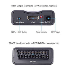 Carica l'immagine nel visualizzatore di Gallery, KUYiA Adattatore SCART HDMI, Analogico a Digitale Video Audio TO HDMI - Ilgrandebazar