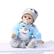 Carica l&#39;immagine nel visualizzatore di Gallery, ZIYIUI 22 Pollici 55 Centimetri Reborn Bambino Bambola Realistico Bambole...