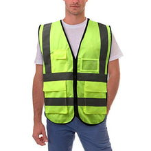Carica l'immagine nel visualizzatore di Gallery, ELUTO Gilet Alta visibilità 2PCS Giacche con Strisce...