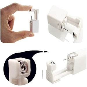 6 pistole usa e getta per piercing all'orecchio, con orecchini, indolore,... - Ilgrandebazar