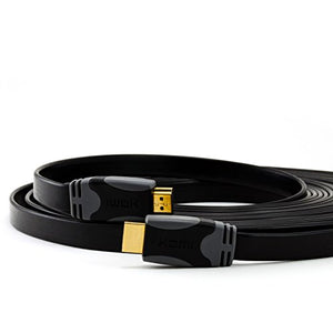 CSL - Cavo HDMI Piatto da 10m Metri ultrapiatto High-End 1.4a con Ethernet...