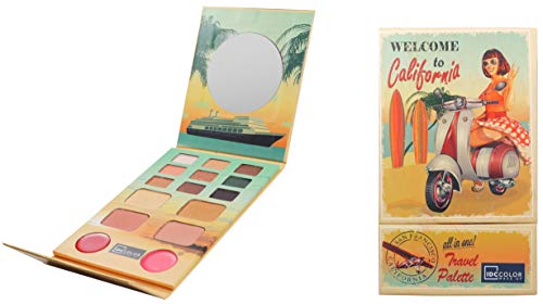 IDC Colore, Palette di trucco – 6 1 unità – Totale: 6 pezzi - Ilgrandebazar