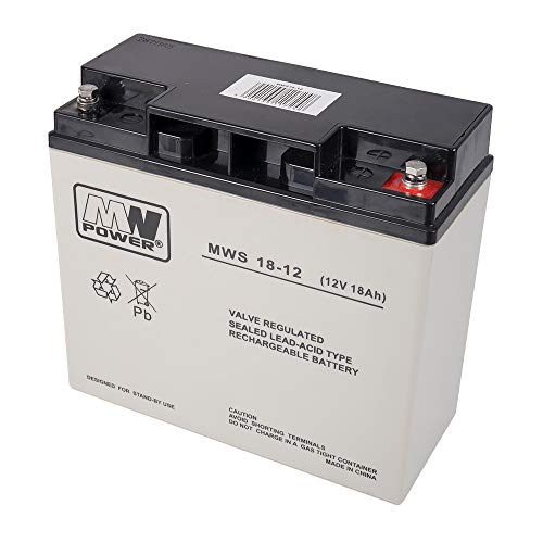 PNI ACC1812 Batteria Gel, Nero/Grigio - Ilgrandebazar