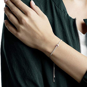 Swarovski Bracciale One, Cristallo Rosso, Rodiato, da Donna - Ilgrandebazar
