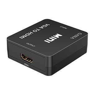 Adattatore VGA a HDMI, GANA 1080P Full HD Convertitore D-SUB a HDMI con cavo... - Ilgrandebazar