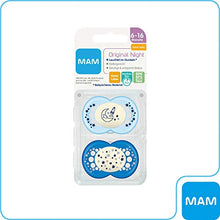 Carica l&#39;immagine nel visualizzatore di Gallery, MAM 66110511 Ciuccio &quot;Night&quot; in lattice di gomma naturale 16+ Monate - Junge - Ilgrandebazar
