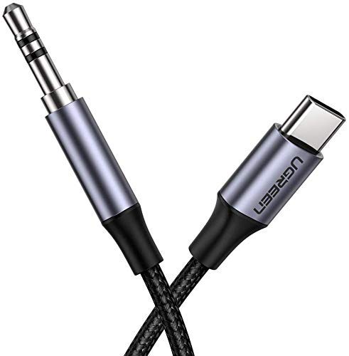 UGREEN Cavo Aux da USB C a 3.5mm Nylon Intrecciato Maschio a Cavo...