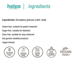 HELPS INFUSI - Infuso di eucalipto nelle foglie. Balsamico, espettorante e...