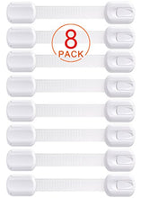 Carica l&#39;immagine nel visualizzatore di Gallery, [8 Pezzi] Bambino Chiusure di Sicurezza Armadio, LifenC Serrature di...