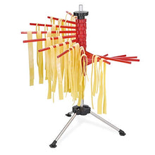 Carica l&#39;immagine nel visualizzatore di Gallery, Navaris Stendi-Pasta Pieghevole per Pasta Fresca - Stendino 2 kg Rosso