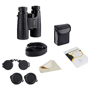Eono by Amazon - Binocolo 10x42 BAK4 FMC per adulti, standard