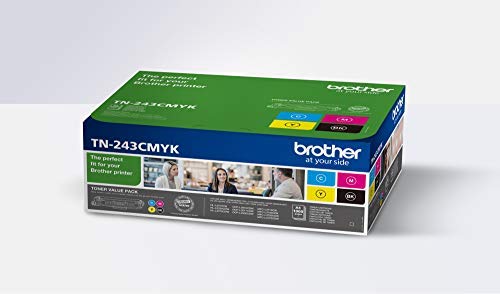 Brother TN-243CMYK Toner-Multipack 4 Toner Originali, 1.000 Pagine,...