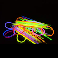 Carica l&#39;immagine nel visualizzatore di Gallery, San Jison Pacco di 100 Barre Luminose per Party, Braccialetti Fluorescenti...