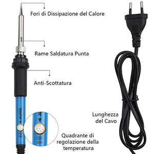 Vastar Saldatore Elettrico Professionale Kit - 60w, Saldatura... - Ilgrandebazar