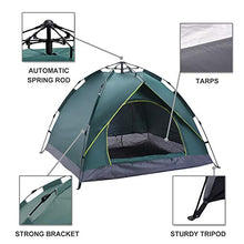 Carica l&#39;immagine nel visualizzatore di Gallery, Soontrans Tenda da Campeggio 3-4 Personas Spiaggia Pop Up...